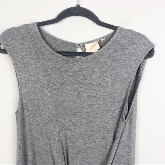 ANTHROPOLOGIE | VANESSA VIRGINIA Dayla Gray Cap Sleeve Tie Tunic Women’s Size XS - Picture 5 of 11
